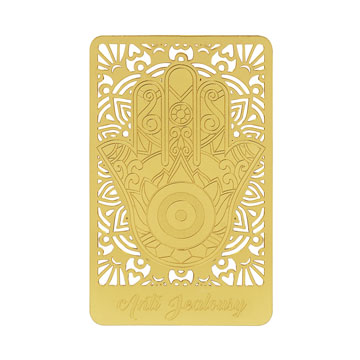 Anti-Jealousy Gold Talisman Card