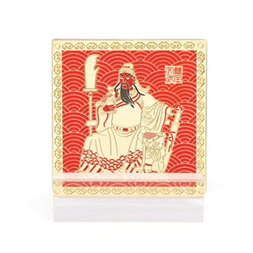 Wisdom Kwan Kung Mini Plaque