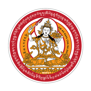 Manjushri Window Sticker (2 pieces)