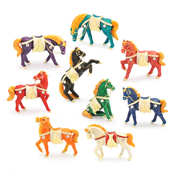 The 9 Rainbow Horses